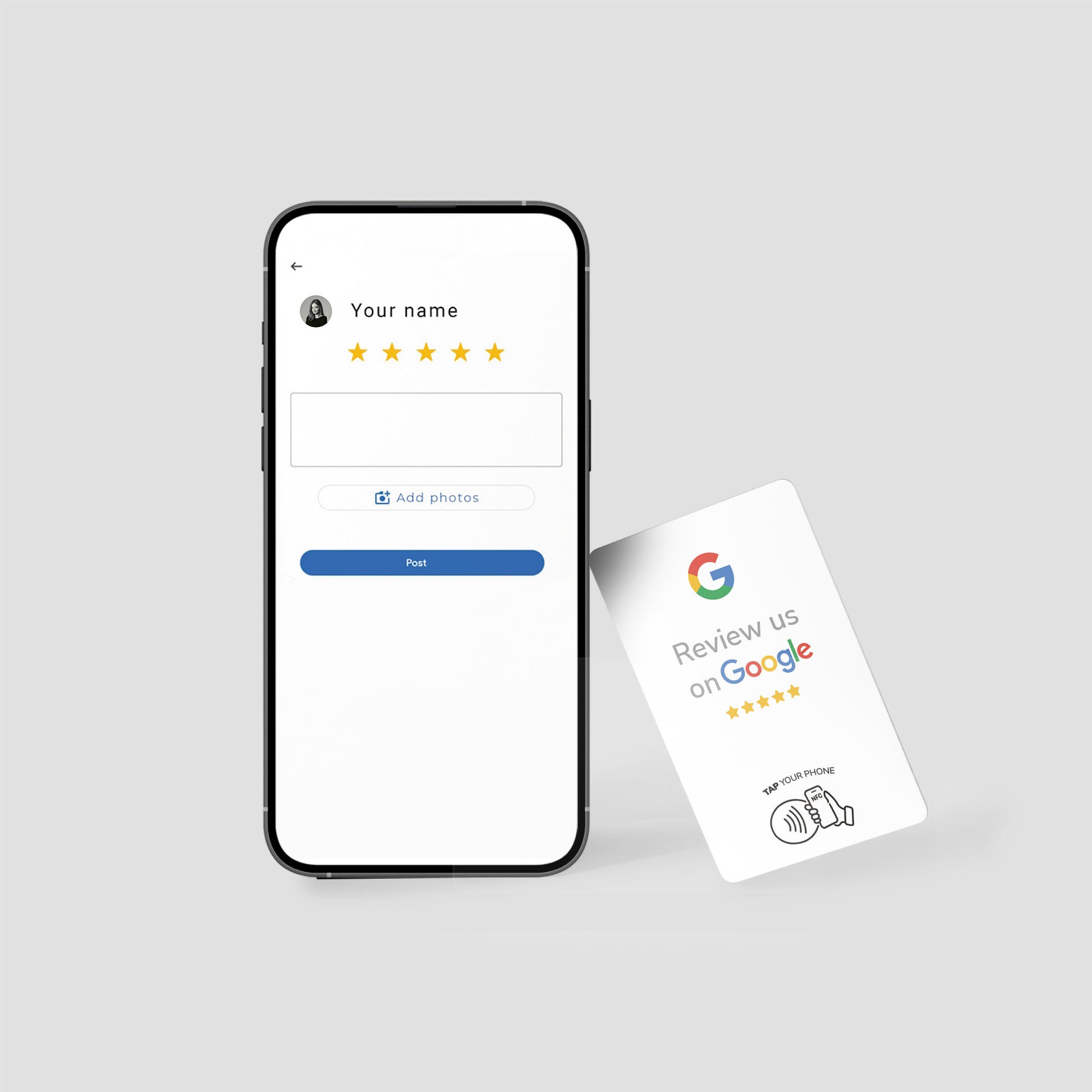 Card - Google Review - Nuubiz NFC card