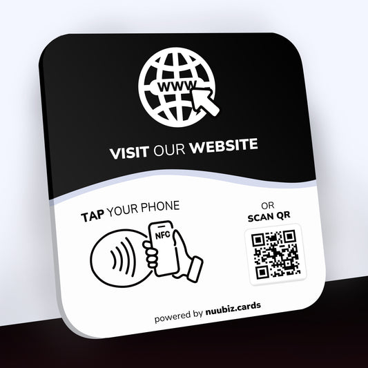 Plate - Website - Nuubiz NFC card